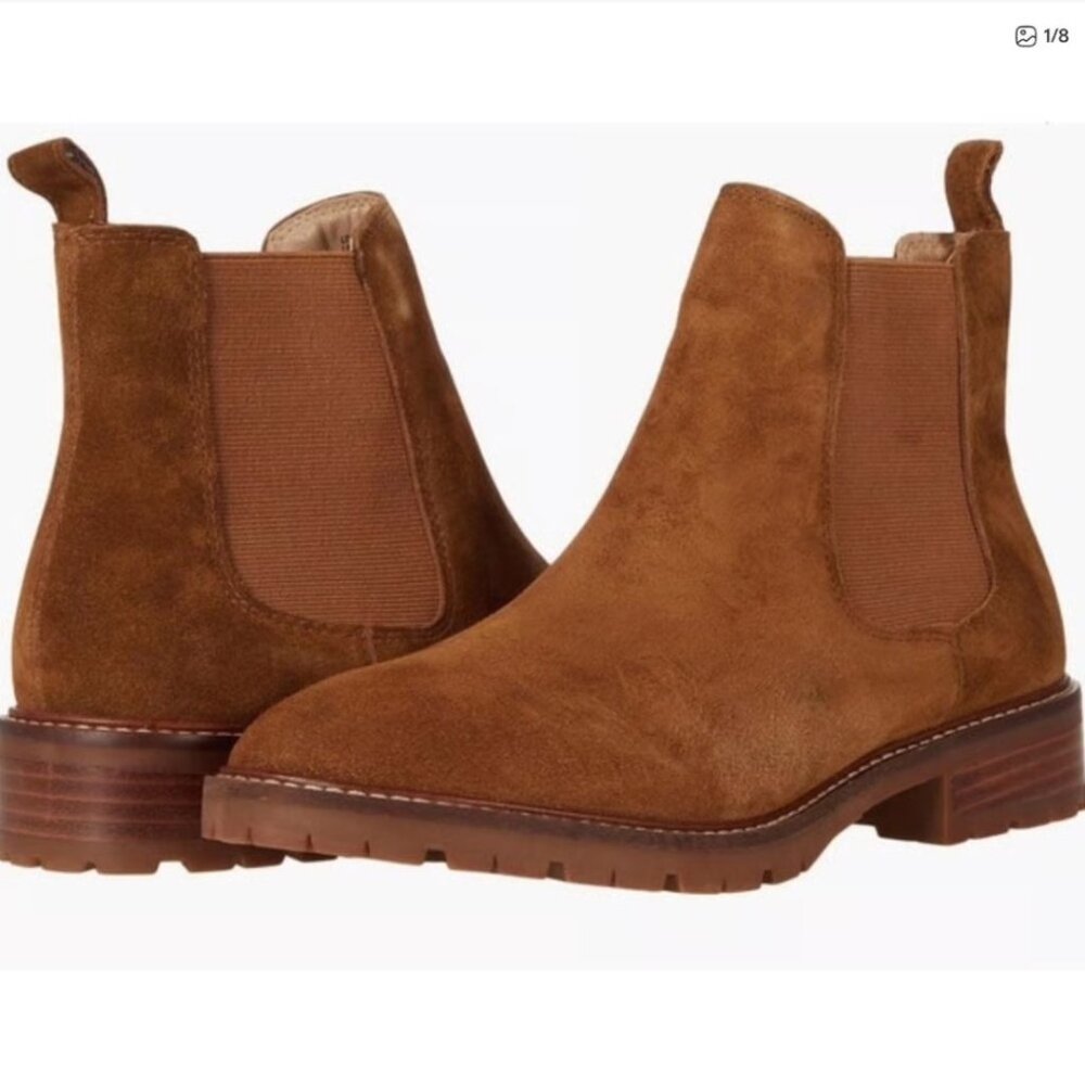 Steve Madden Leopold Suede Chelsea Boot size 10